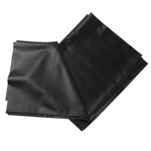 סדין זוגי PVC / נגד מים - שחור