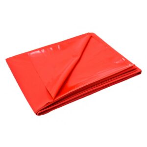 סדין זוגי PVC / נגד מים - אדום