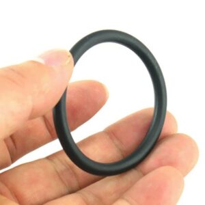 טבעת סיליקון שחורה - 38 מ"מ