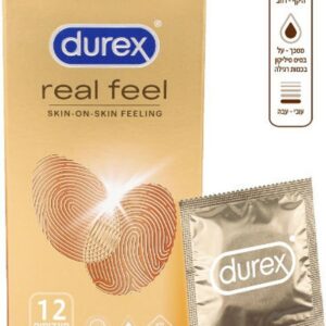 דורקס קונדומים real feel ללא לטקס