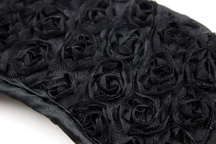 כיסוי עיניים שושנים שחורות