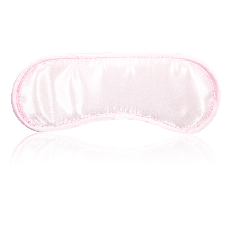 כיסוי עיניים ורוד בייבי מרופד