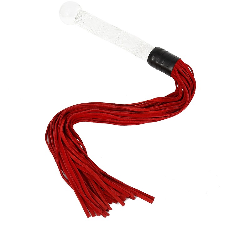 שוט זנבות GLASS WHIP אדום