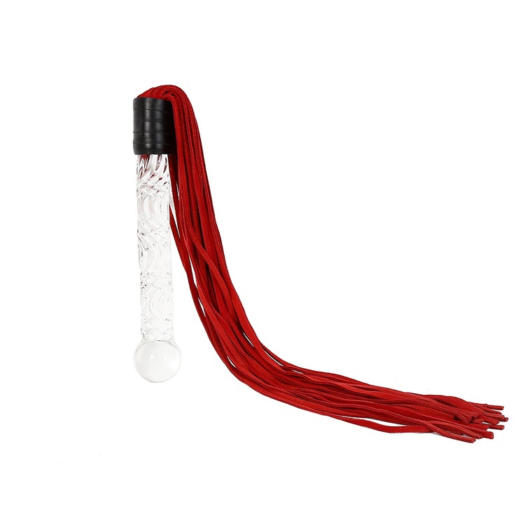 שוט זנבות GLASS WHIP אדום