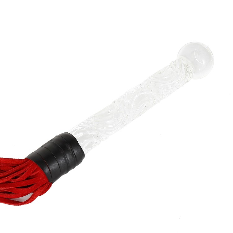 שוט זנבות GLASS WHIP אדום