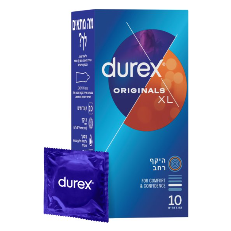 קונדומים Originals XL מעוצבים במידה רחבה