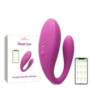 ויברטור זוגי חכם עם שליטה באפליקציה דואל לאב